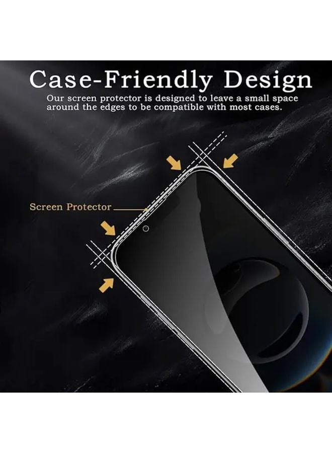 iPhone 15 8in1 Privacy Screen Protector Tempered Glass Full Cover Camera Lens Film HD - Image 4